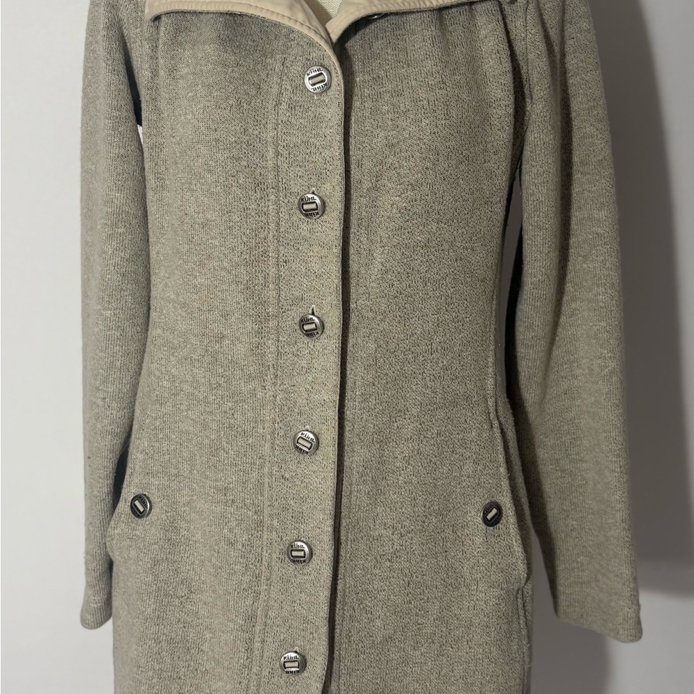 Kuhl Savina Women’s Sweater Coat Oatmeal Sz M